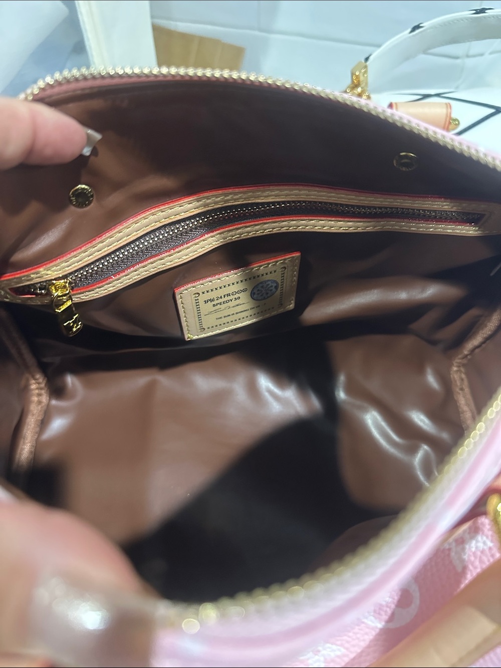 UNBRANDED Baby Pink Monogram size 30 Handbag. It’s beautiful - Picture 12 of 15